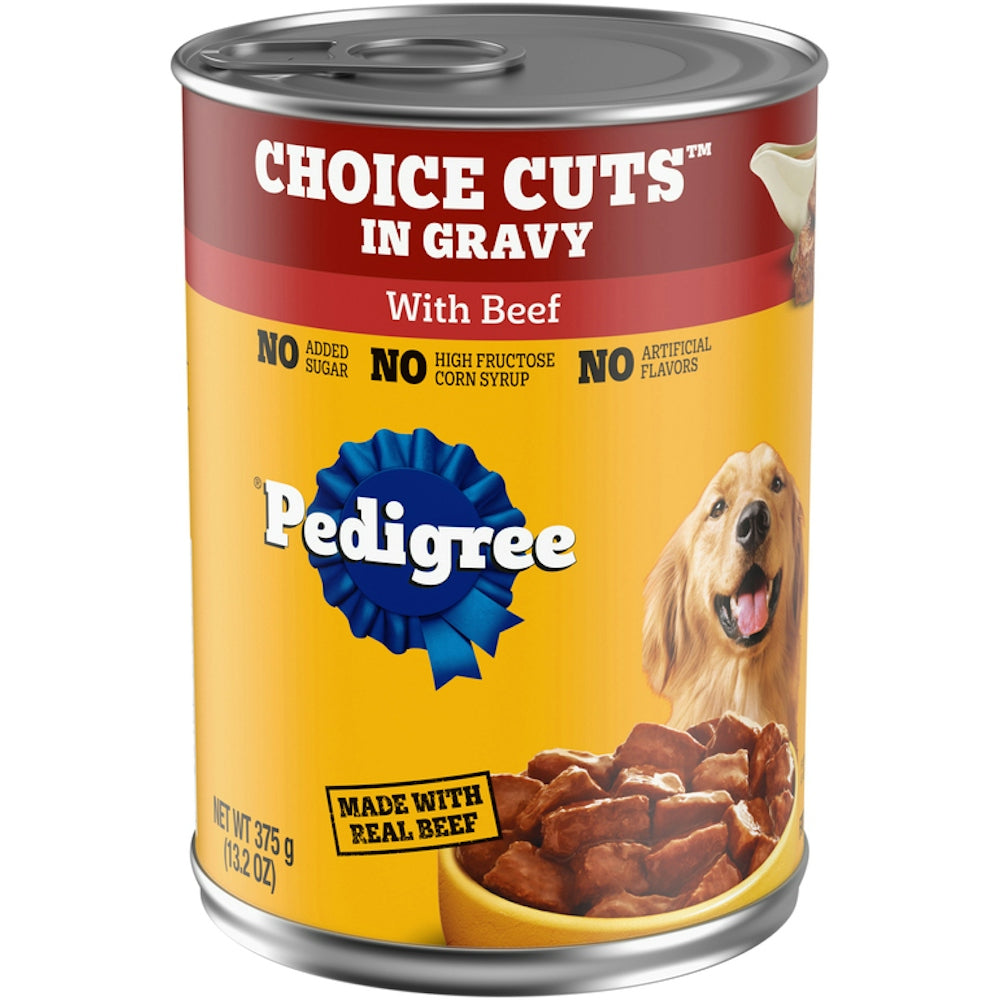 Pedigree Choice Cuts Beef Flavor in Gravy Wet Dog Food, 13.2 oz.