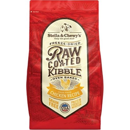 Stella & Chewy's Raw Coated Chicken Recipe Kibble Dry Dog Food, 3.5 lbs.
