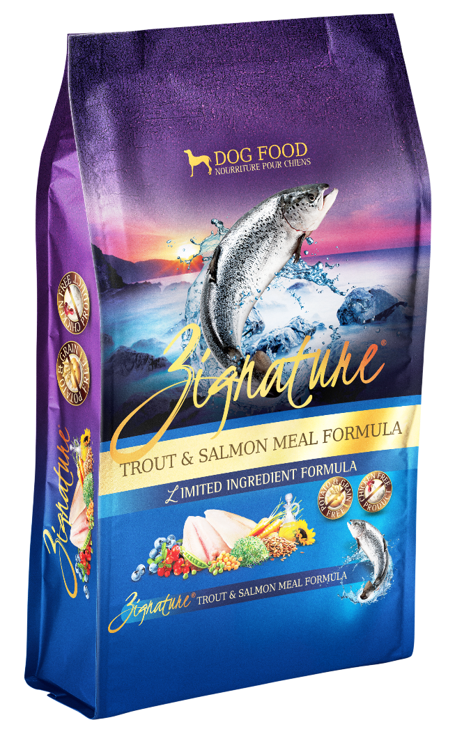Zignature Trout & Salmon Meal Grain-Free Dry Dog Food, 4 lbs.