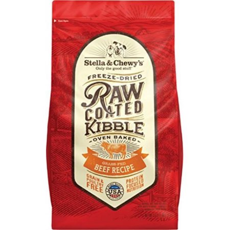 Stella & Chewy's Raw Coated Beef Recipe Kibble Dry Dog Food, 3.5 lbs.