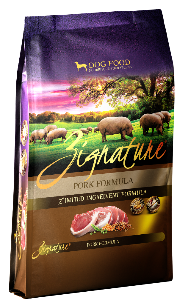 Zignature Pork Formula Grain-Free Dry Dog Food, 4 lbs.