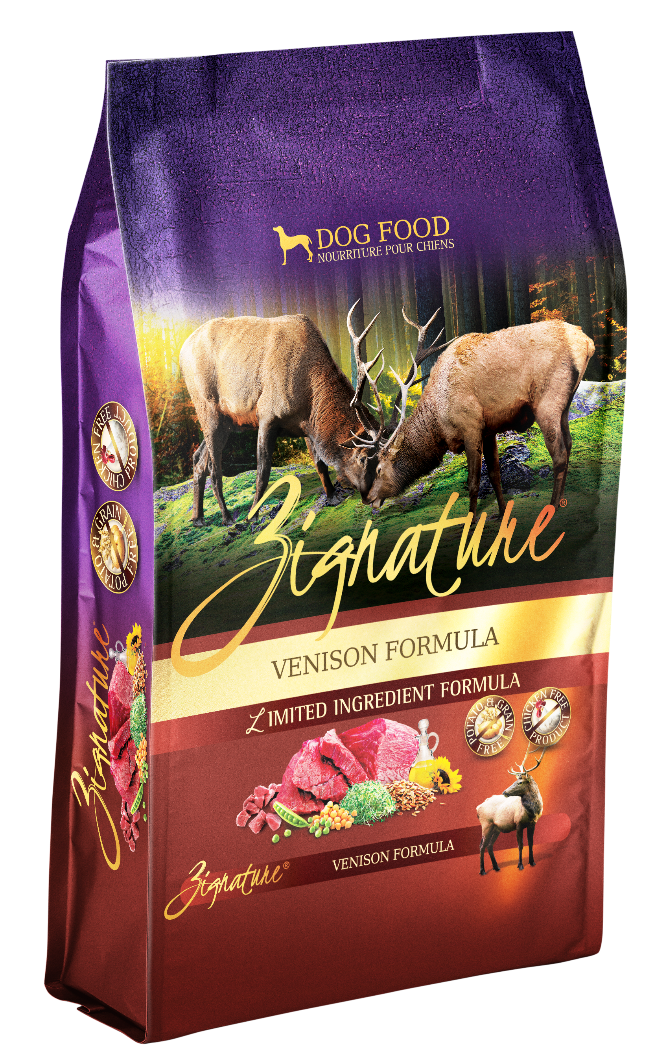 Zignature Venison Formula Dry Dog Food, 12.5-Lb Bag