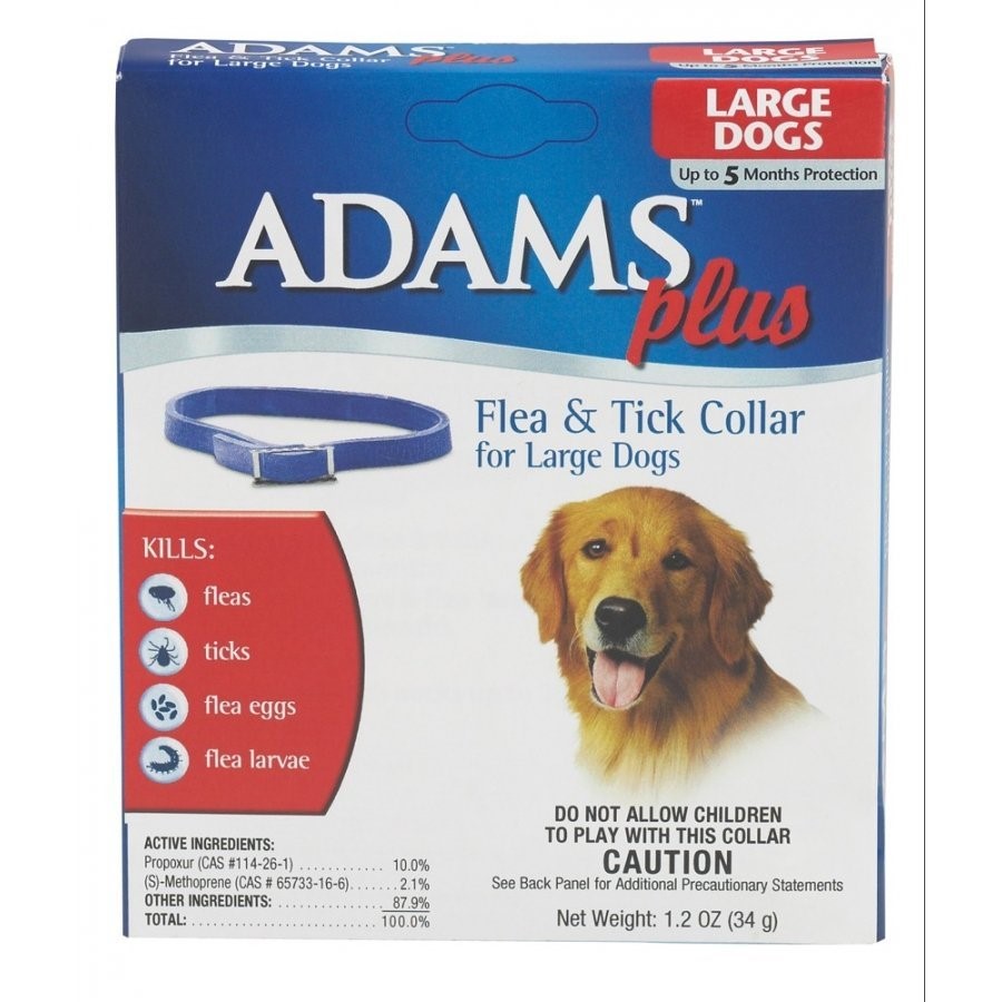 Adams Plus Flea & Tick Collar for Large Dogs