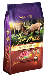 Zignature Venison Formula Grain-Free Dry Dog Food, 4 lbs.