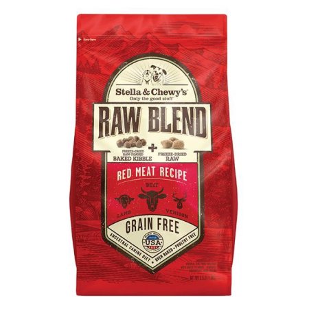 Stella & Chewy's Raw Blend Red Meat Recipe Kibble Dry Dog Food, 3.5 lbs.