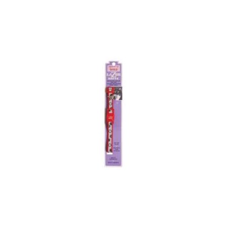 Coastal Lazer Brite Reflective Red Bubbles Adjustable Breakaway Cat Collar