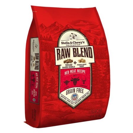 Stella & Chewy's Raw Blend Red Meat Recipe Kibble Dry Dog Food, 22 lbs.