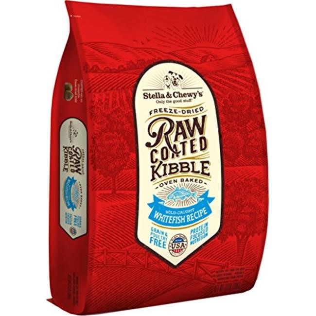 Stella & Chewy's Raw Coated Whitefish Recipe Kibble Dry Dog Food, 22 lbs.