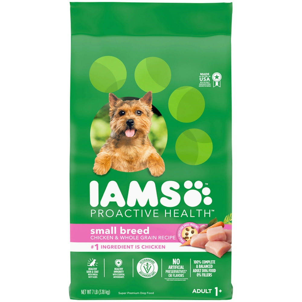 Iams Small Breed Adult Dry Dog Food, 7 lbs.