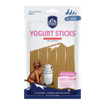 Himalayan Dog Chew Strawberry & Honey Yogurt Sticks, 4.8 oz.