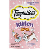 Temptations Salmon And Dairy Flavor Crunchy And Soft Kitten Treats, 3 oz