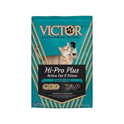Victor Hi-Pro Plus Active Cat & Kitten Food, 5 Lb Can