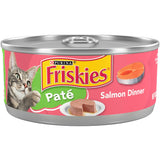 Friskies Purina Paté With Fish Flavor Wet Cat Food Salmon Dinner - 5.5 oz Can