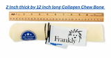 Frankly Pets Mega Roll 100% U.S.A Made Collagen Beef Chew Roll Can Dog