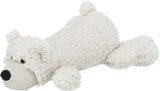 Trixie Bear Elroy Plush Dog Toy, White