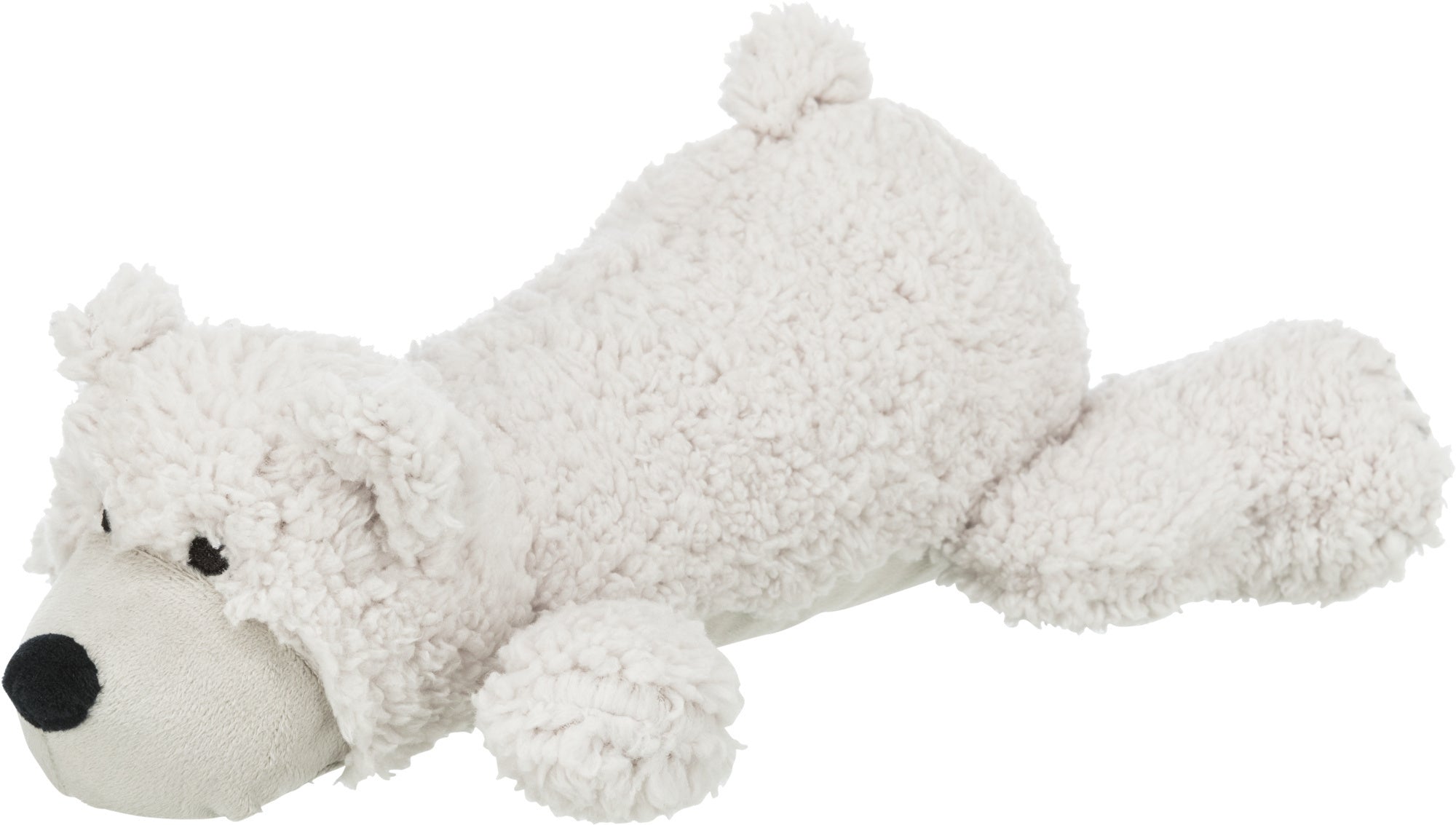 Trixie Bear Elroy Plush Dog Toy, White
