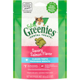Feline Greenies Savory Salmon Flavor Dental Cat Treats, 2.1 oz.