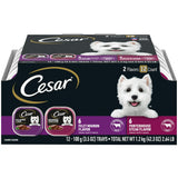 Cesar Wet Dog Food Variety Pack, 3.5 oz Trays, Pack Of 12 Can