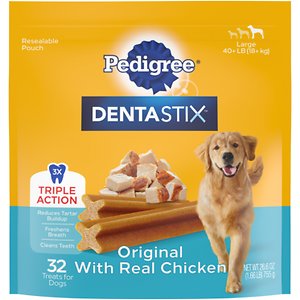 Pedigree DentaStix Large Breed Dog Treats, 1.7 lbs.