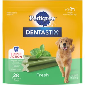 Pedigree DentaStix Fresh Large Breed Dog Treats, 1.5 lbs.