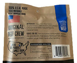 Frankly Chicken Flavor Beef Roll Wrap Chews, Pack Of 5, Small Rolls, 5 Inches Long 100% U.S.A Made American Beef Chew Cat
