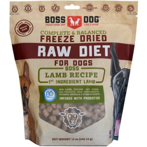 Boss Dog Lamb Recipe Freeze Dried Raw Diet, 12 oz