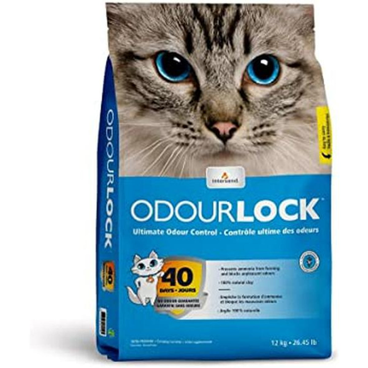 OdorLock Unscented Clumping Cat Litter, 25 lbs.