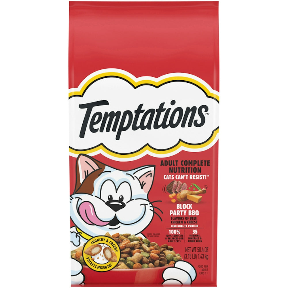 Temptations BBQ Cat Food, 3.1 lbs.