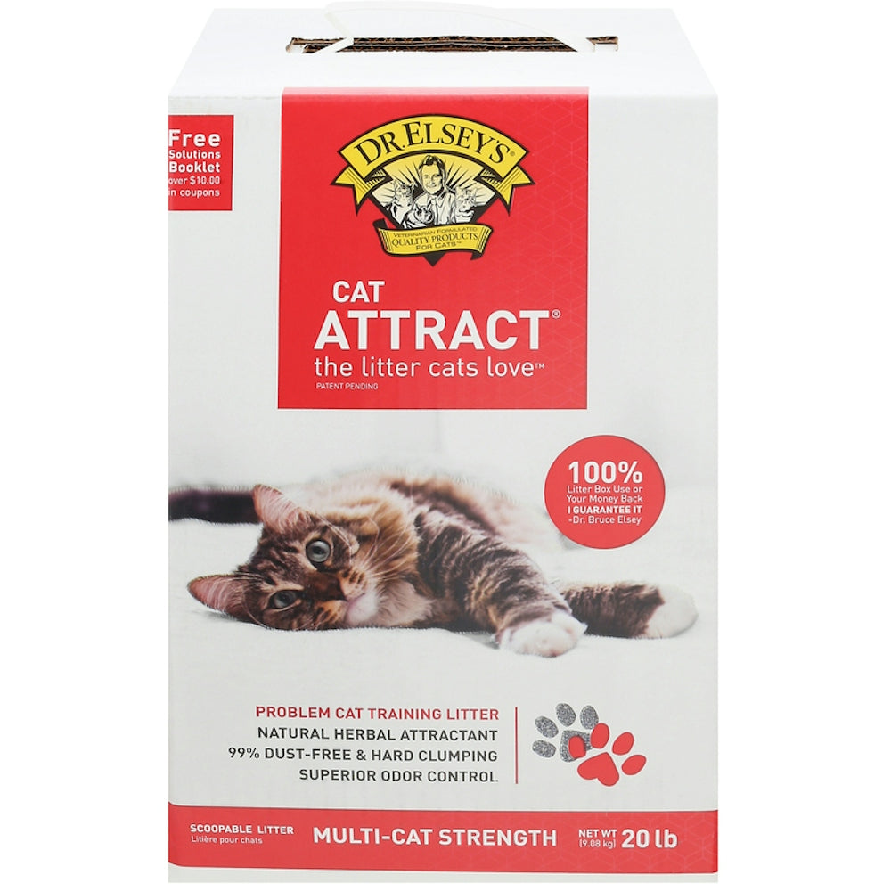Dr. Elsey's Cat Attract Clumping Clay Cat Litter, 20 lbs.