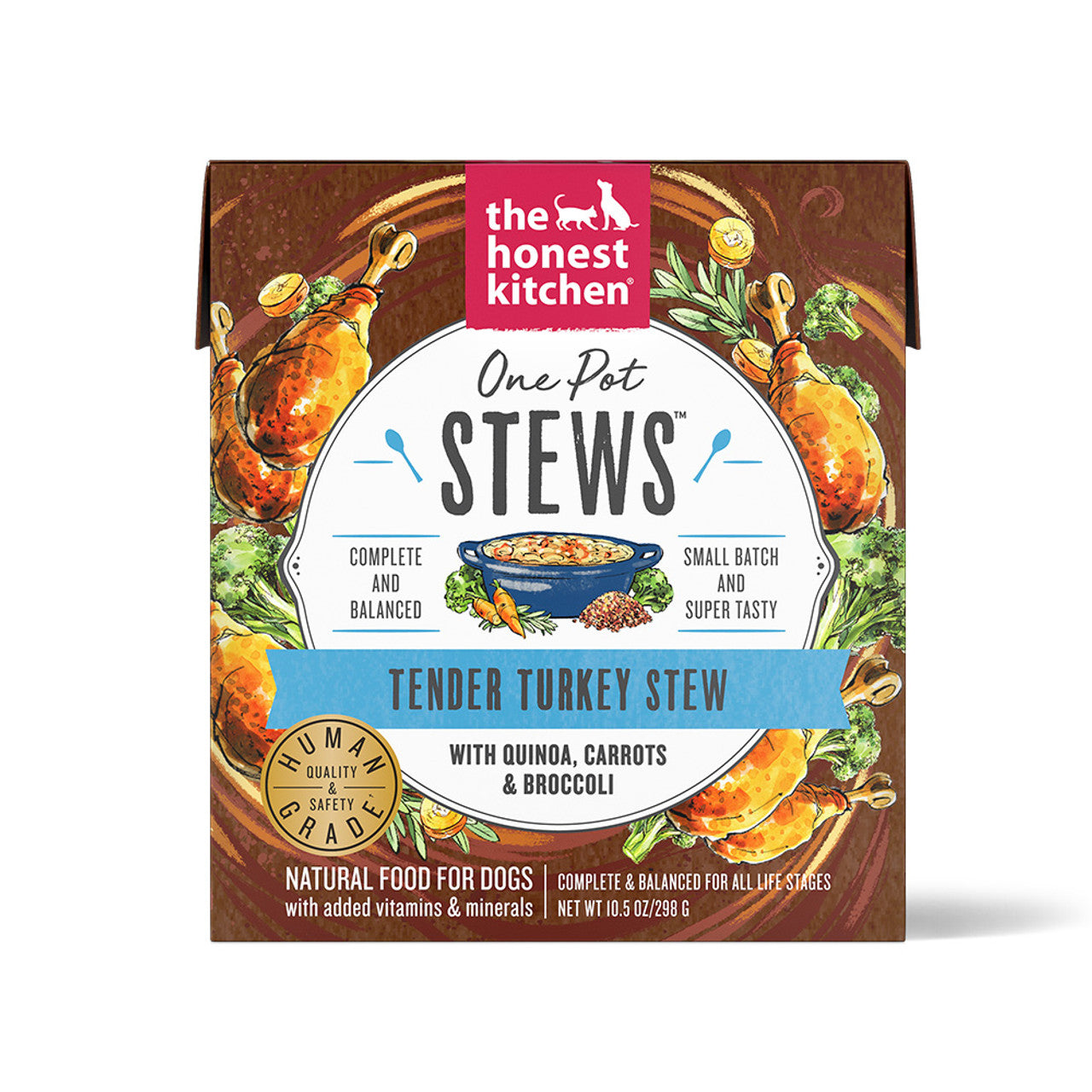 The Honest Kitchen Turkey Stew Quinoa, Carrots & Broccoli Can Dog 10.5 oz