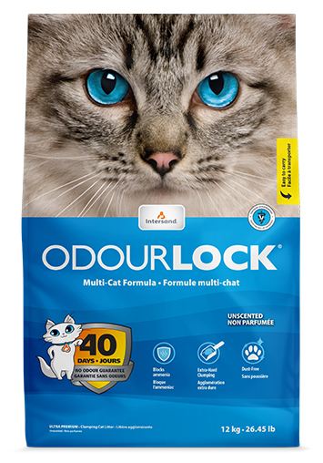OdorLock Unscented Clumping Cat Litter, 13.2 lbs.