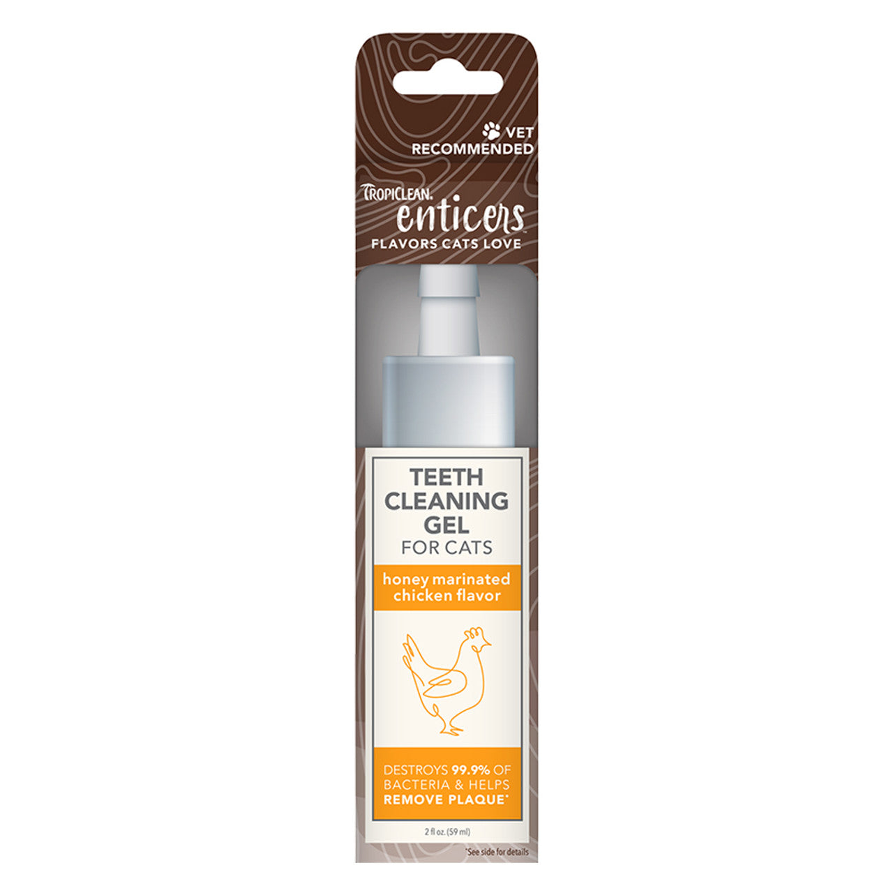 TropiClean Enticers Teeth Cleaning Gel, 59 ml.
