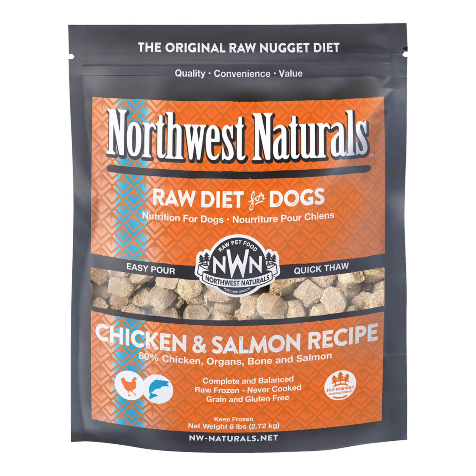 Northwest Naturals Raw Frozen Bison Nuggets - Cat 6 Lb
