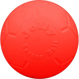 Jolly Pets Orange Vanilla Scented Rubber Soccer Ball Dog Toy, 8 in.
