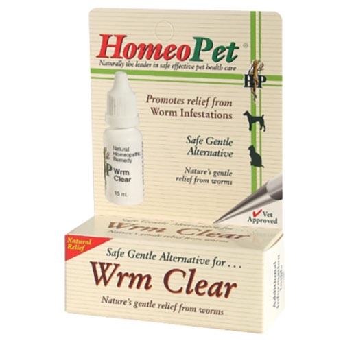 HomeoPet Wrm Clear Broad-Spectrum Parasite Treatment, 15 ml.