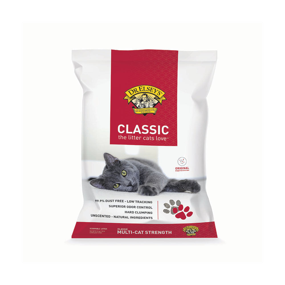 Dr. Elsey's Classic Clumping Clay Cat Litter, 18 lbs.