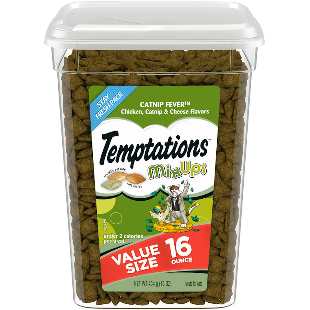 Temptations MixUps Catnip Fever Cat Treats, 16 oz.