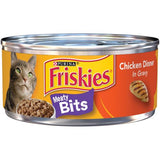 Friskies Meaty Bits Chicken Dinner in Gravy Wet Cat Food, 5.5 oz.