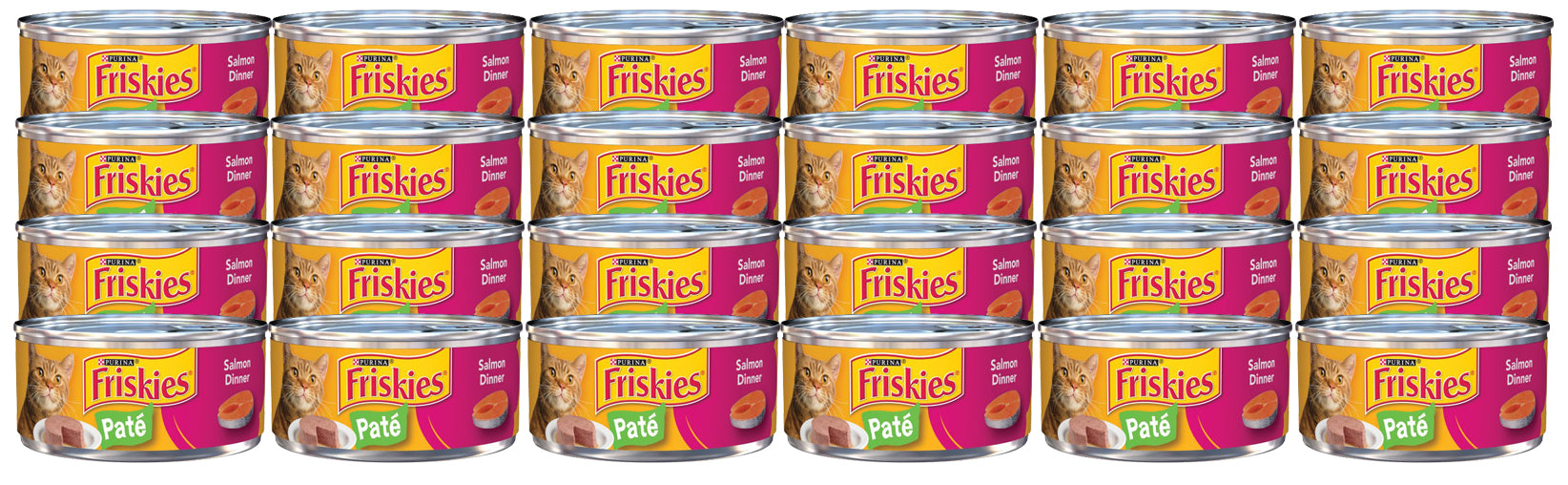 Friskies Purina Paté With Fish Flavor Wet Cat Food Salmon Dinner - 5.5 oz Can