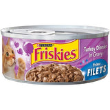 Friskies Prime Filets Turkey Dinner in Gravy Wet Cat Food, 5.5 oz.