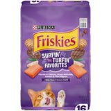 Friskies Surfin' & Turfin' Favorites Dry Cat Food, 16 lbs.