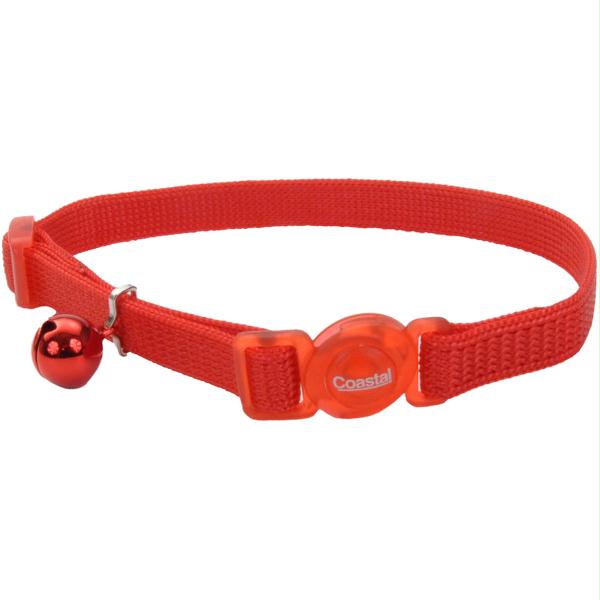 Safe Cat Red Adjustable Breakaway Cat Collar, 1 Count