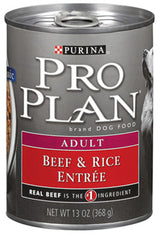 Purina Pro Plan Beef & Rice Wet Dog Food, 13 oz.