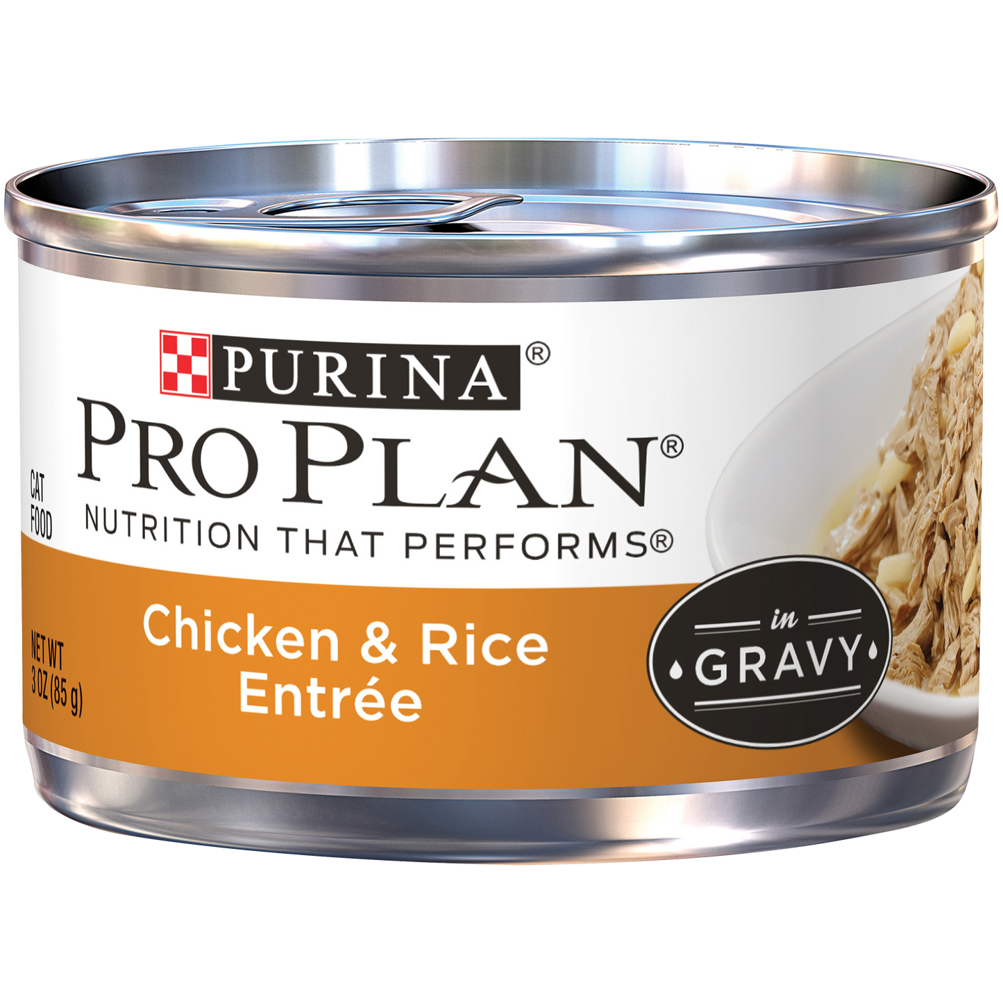 Purina Pro Plan Chicken & Rice Wet Cat Food, 3 oz.