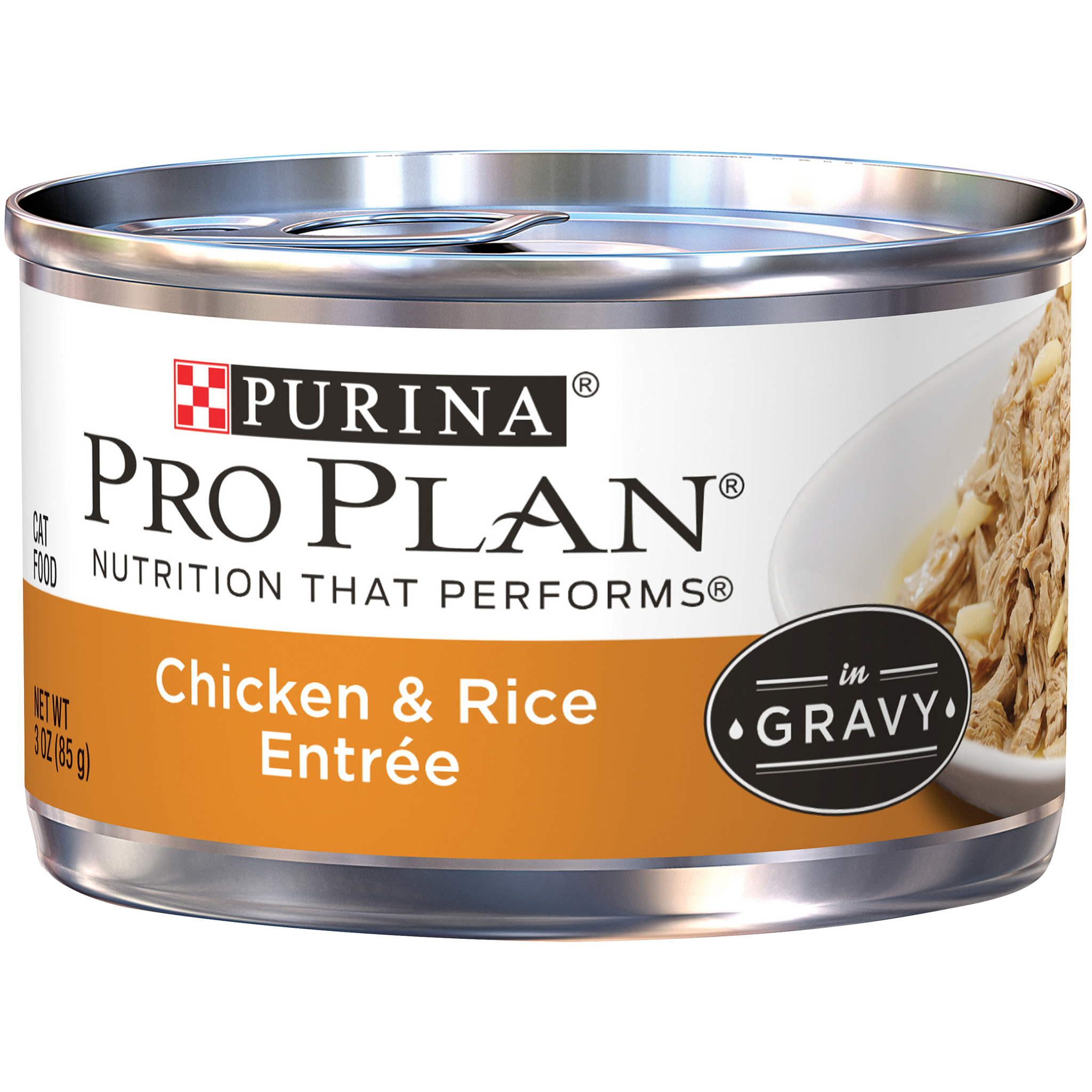 Purina Pro Plan Chicken & Rice Wet Cat Food, 3 oz.