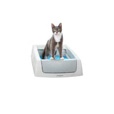 ScoopFree Crystal Classic Self-Cleaning Cat Litter Box, Gray