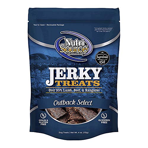 NutriSource Outback Select Jerky Dog Treats, 4 oz.