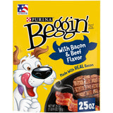 Purina Beggin' Strips Real Bacon & Beef Flavor Dog Treats, 25 oz.
