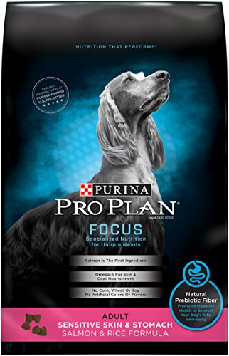 Purina Pro Plan Sensitive Skin & Stomach Salmon & Rice Dry Dog Food, 30 lbs.