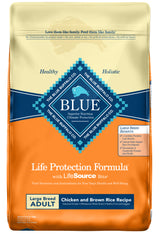 Blue Buffalo Large Breed Chicken & Rice Dry Dog Food, 30 lbs.